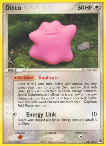 Ditto (35/113) (Stamped) [EX: Delta Species]