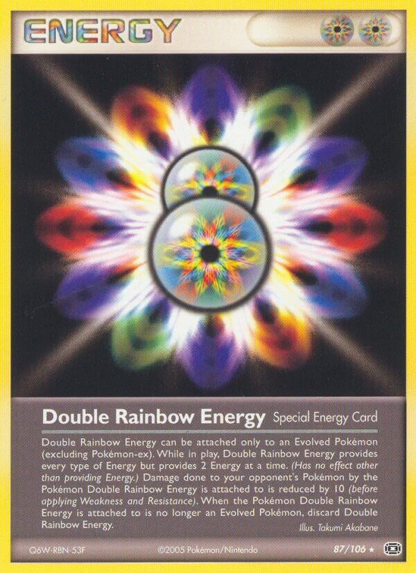 Double Rainbow Energy (87/106) (Stamped) [EX: Emerald]