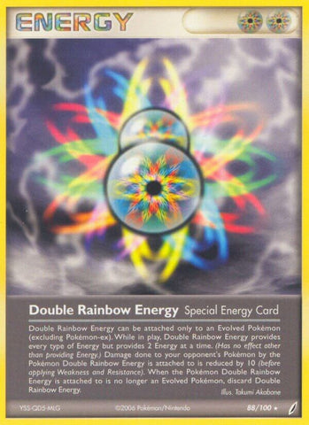 Double Rainbow Energy (88/100) (Stamped) [EX: Crystal Guardians]