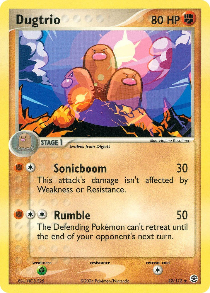 Dugtrio (22/112) [EX: FireRed & LeafGreen]