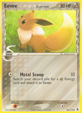 Eevee (68/113) (Delta Species) (Stamped) [EX: Delta Species]