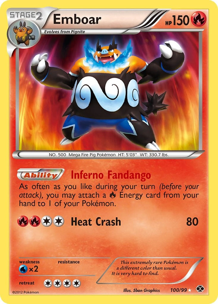 Emboar (100/99) [Black & White: Next Destinies]