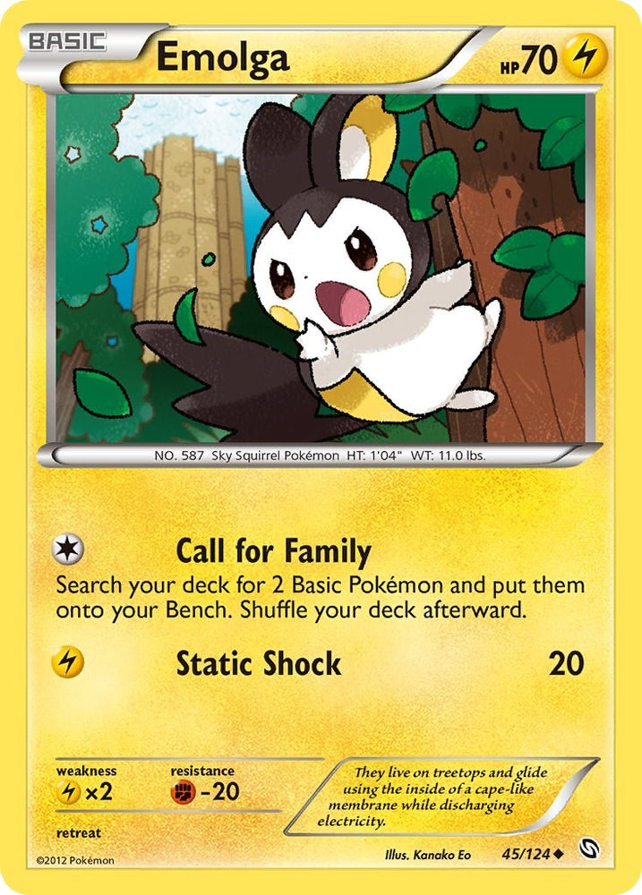 Emolga (45/124) [Black & White: Dragons Exalted]