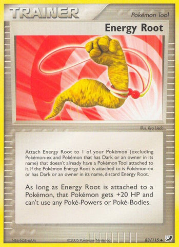 Energy Root (83/115) (Stamped) [EX: Unseen Forces]