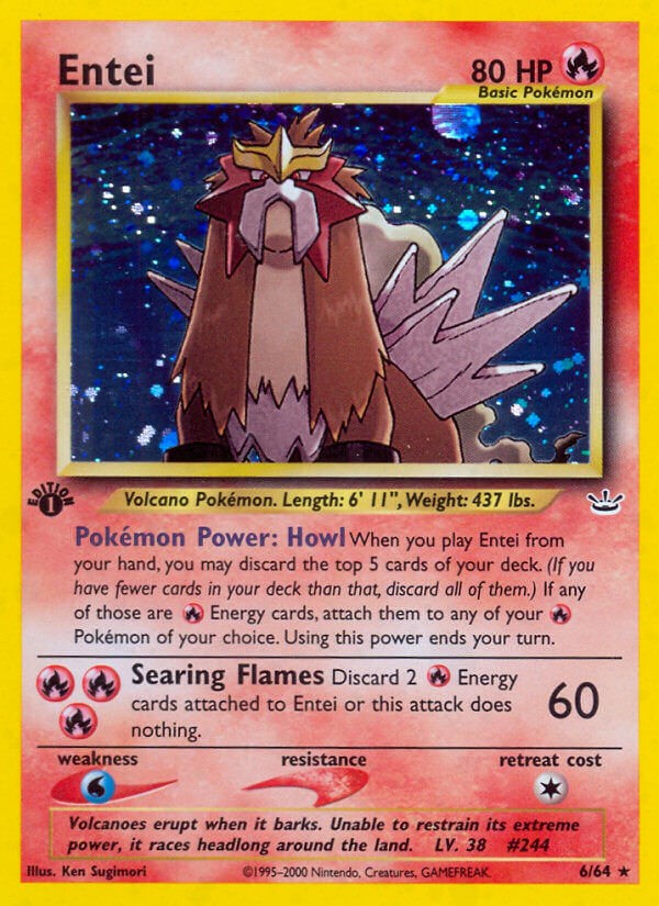 Entei (6/64) [Neo Revelation Unlimited]