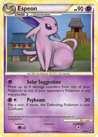 Espeon (2/90) [HeartGold & SoulSilver: Undaunted]