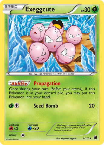 Exeggcute (4/116) [Black & White: Plasma Freeze]