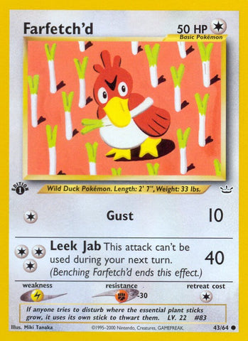 Farfetch'd (43/64) [Neo Revelation Unlimited]