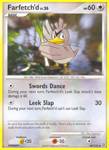 Farfetch'd (49/132) [Diamond & Pearl: Secret Wonders]