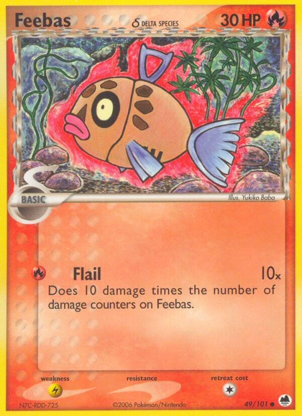 Feebas (49/101) (Delta Species) [EX: Dragon Frontiers]