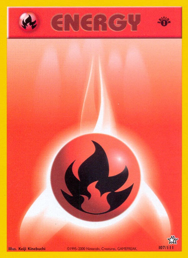 Fire Energy (107/111) [Neo Genesis Unlimited]