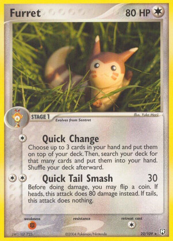 Furret (22/109) (Stamped) [EX: Team Rocket Returns]