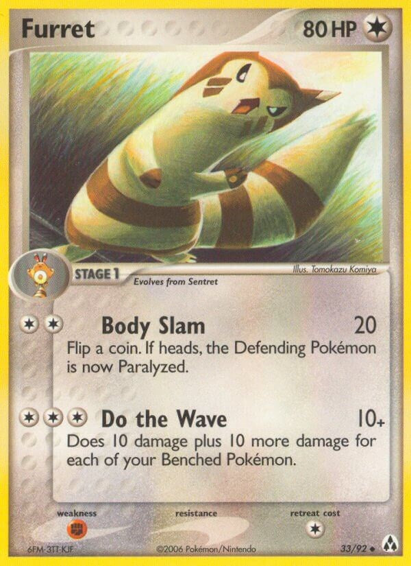 Furret (33/92) (Stamped) [EX: Legend Maker]