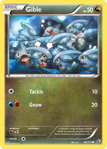 Gible (94/113) [Black & White: Legendary Treasures]