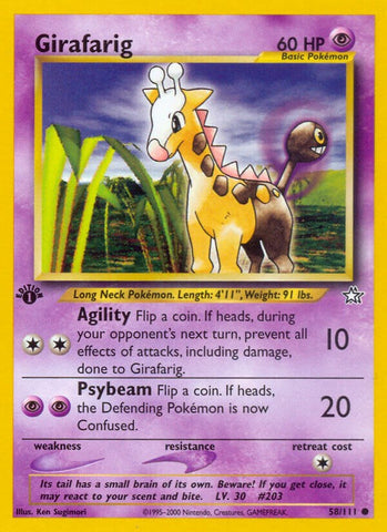 Girafarig (58/111) [Neo Genesis Unlimited]