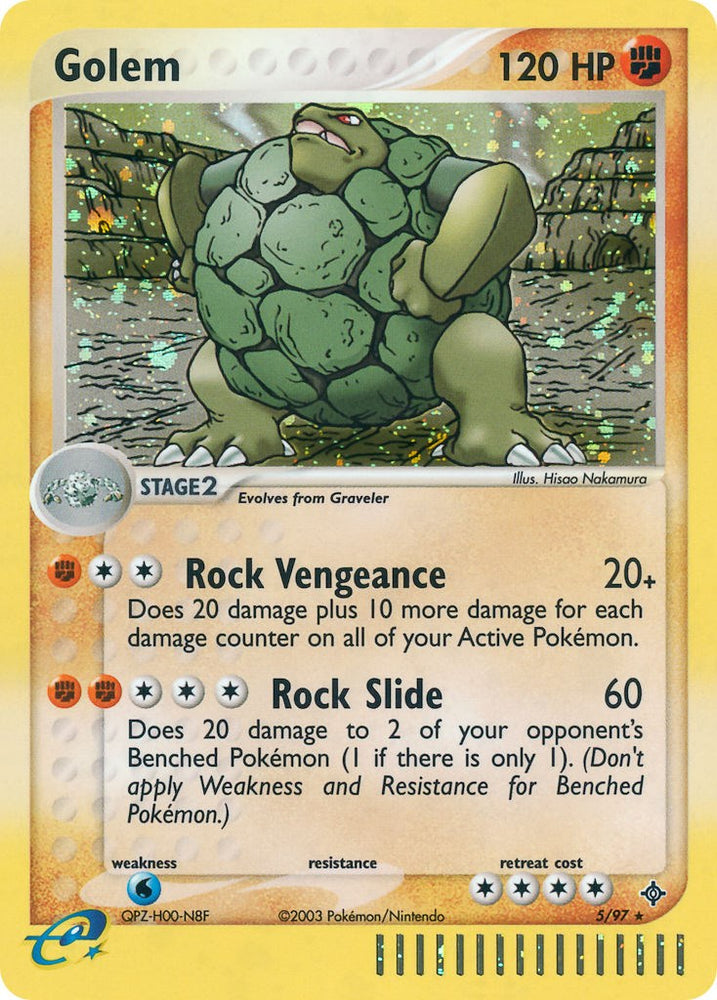 Golem (5/97) [EX: Dragon]