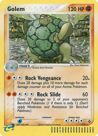 Golem (5/97) [EX: Dragon]