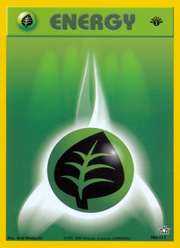 Grass Energy (108/111) [Neo Genesis Unlimited]