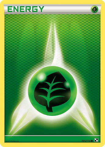 Grass Energy (105/114) [Black & White: Base Set]