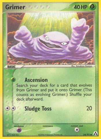 Grimer (54/92) (Stamped) [EX: Legend Maker]