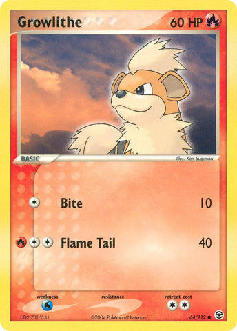 Growlithe (64/112) [EX: FireRed & LeafGreen]