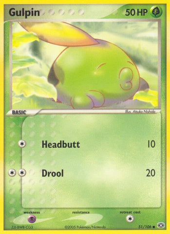 Gulpin (51/106) (Stamped) [EX: Emerald]