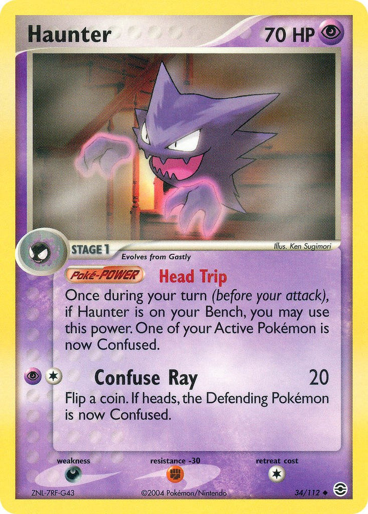 Haunter (34/112) [EX: FireRed & LeafGreen]