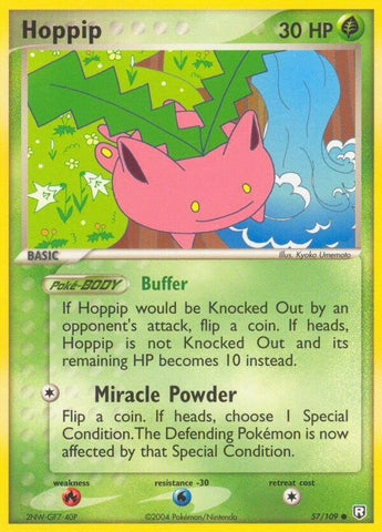 Hoppip (57/109) (Stamped) [EX: Team Rocket Returns]