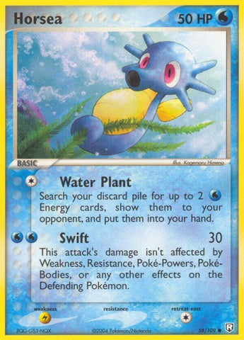 Horsea (58/109) (Stamped) [EX: Team Rocket Returns]