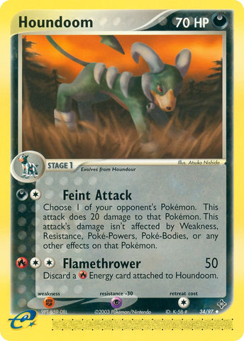 Houndoom (34/97) [EX: Dragon]