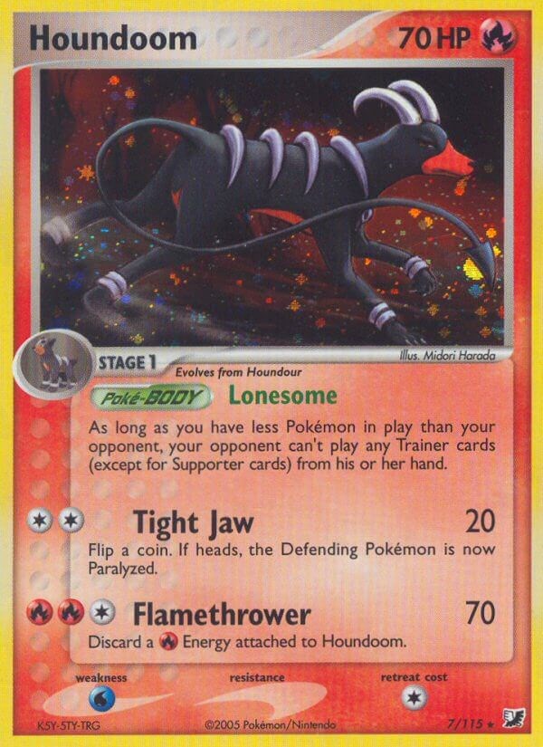 Houndoom (7/115) (Stamped) [EX: Unseen Forces]