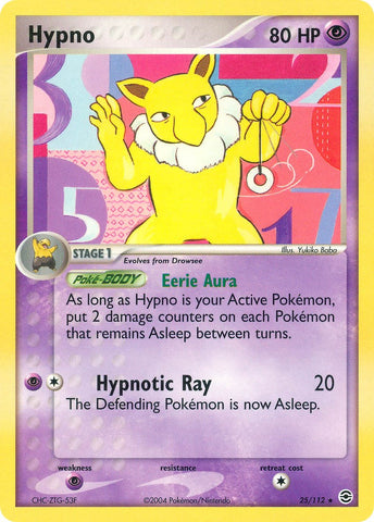 Hypno (25/112) [EX: FireRed & LeafGreen]