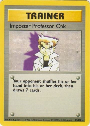 Imposter Professor Oak (73/102) [Base Set Unlimited]