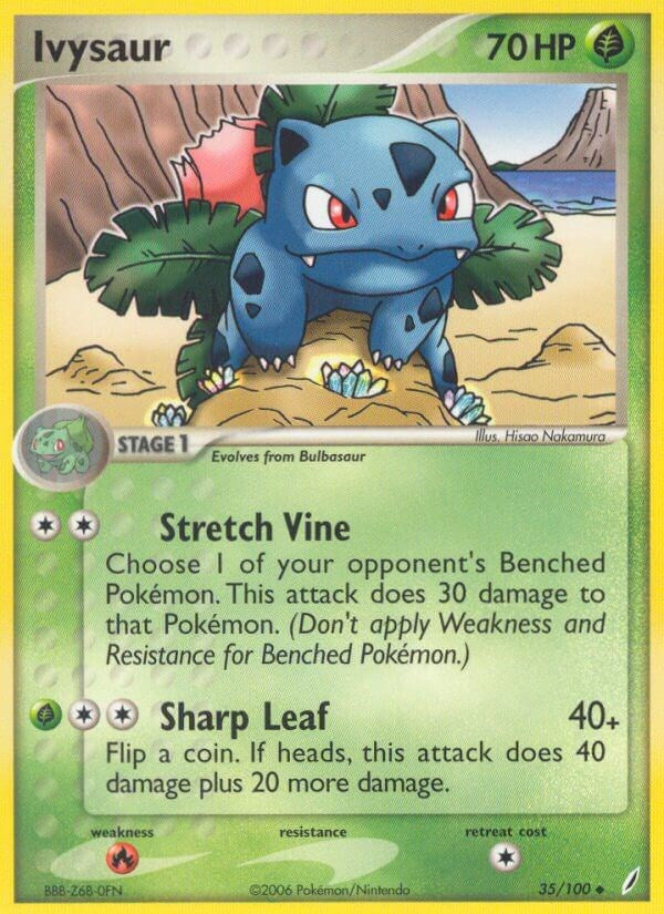 Ivysaur (35/100) (Stamped) [EX: Crystal Guardians]