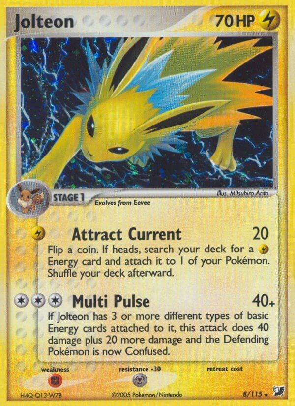 Jolteon (8/115) (Stamped) [EX: Unseen Forces]