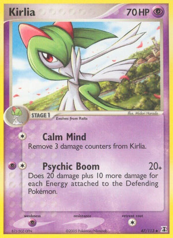 Kirlia (47/113) (Stamped) [EX: Delta Species]