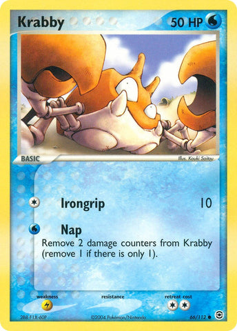 Krabby (66/112) [EX: FireRed & LeafGreen]