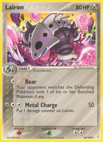 Lairon (36/100) (Stamped) [EX: Crystal Guardians]