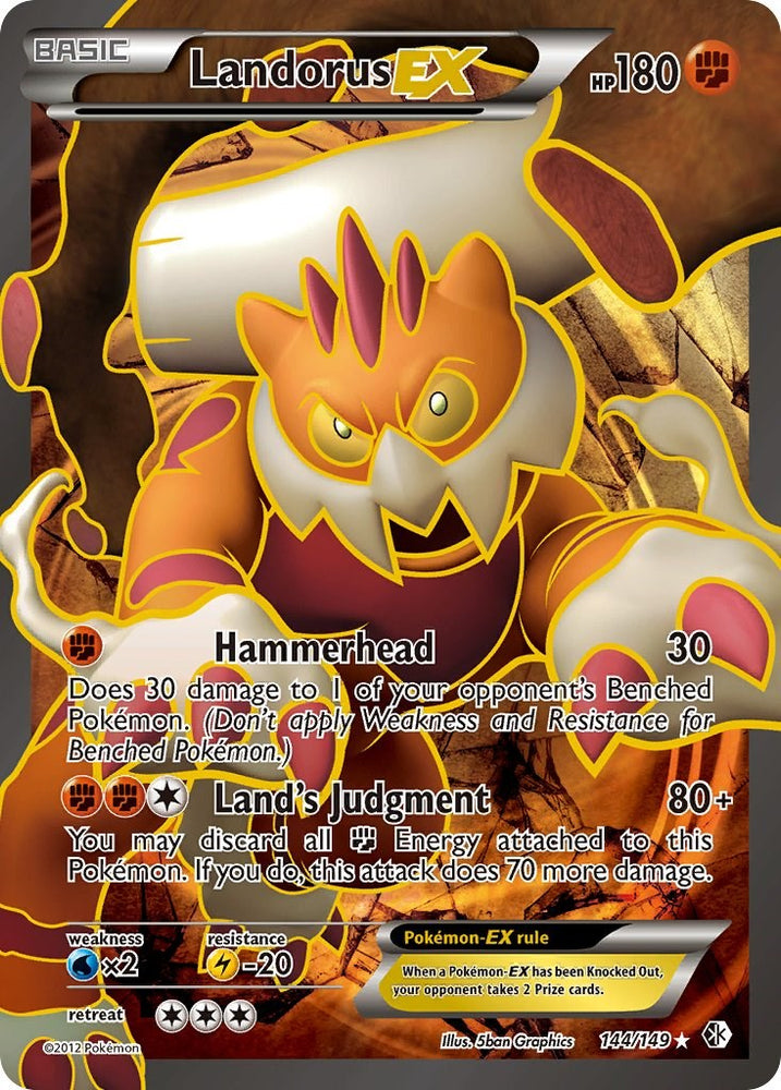 Landorus EX (144/149) [Black & White: Boundaries Crossed]