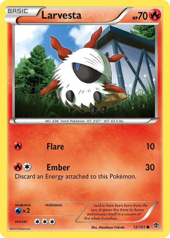 Larvesta (12/101) [Black & White: Plasma Blast]