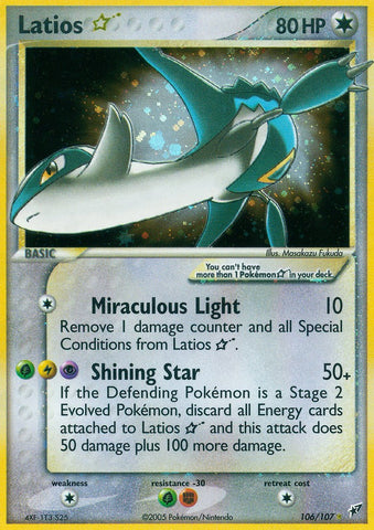 Latios Star (106/107) [EX: Deoxys]