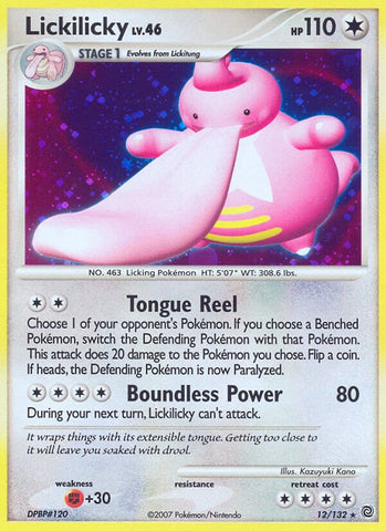 Lickilicky (12/132) [Diamond & Pearl: Secret Wonders]