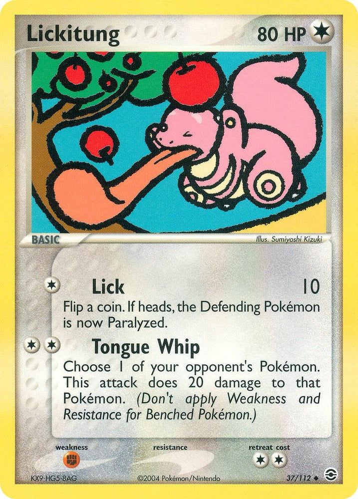 Lickitung (37/112) [EX: FireRed & LeafGreen]