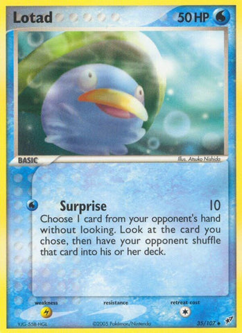 Lotad (35/107) (Stamped) [EX: Deoxys]