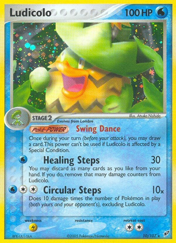 Ludicolo (10/107) (Stamped) [EX: Deoxys]