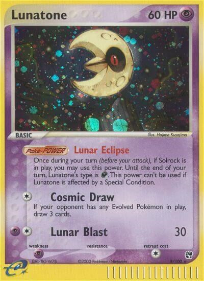 Lunatone (8/100) [EX: Sandstorm]