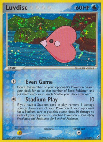 Luvdisc (7/100) (Stamped) [EX: Crystal Guardians]