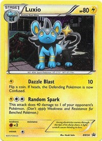 Luxio (BW34) (Cosmos Holo) [Black & White: Black Star Promos]