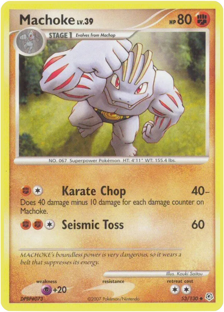 Machoke (53/130) [Diamond & Pearl: Base Set]