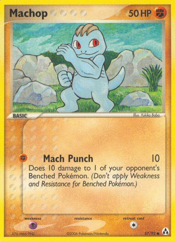 Machop (57/92) (Stamped) [EX: Legend Maker]